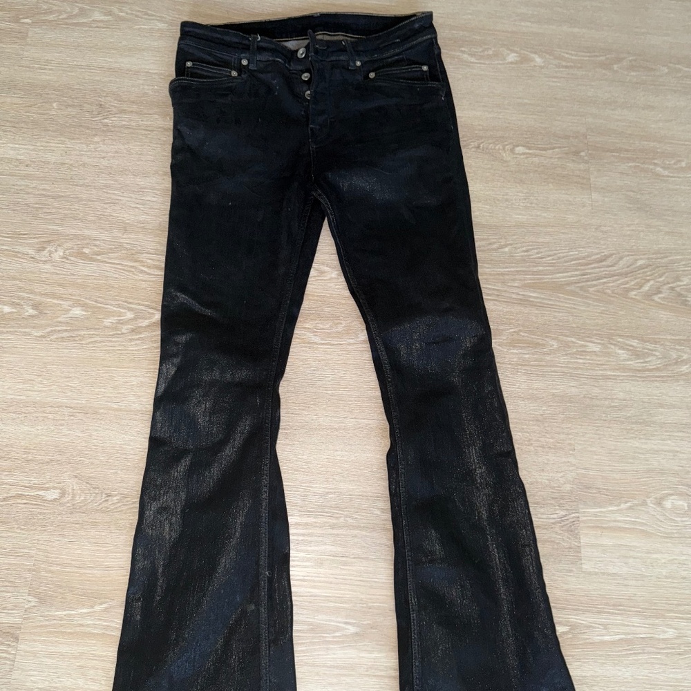 Rick owens tyrone bootcut jeans